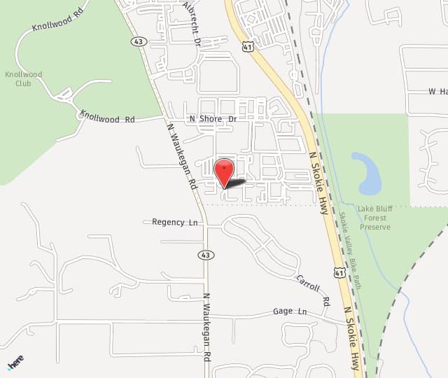 Location Map: 925 Sherwood Dr Lake Bluff, IL 60044