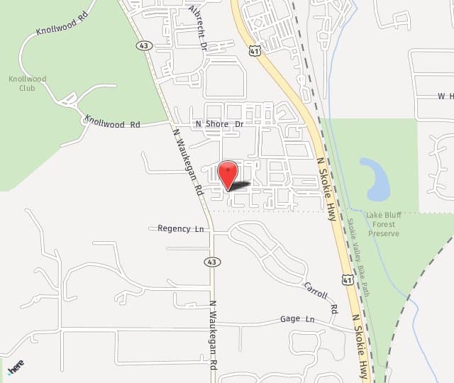 Location Map: 925 Sherwood Dr Lake Bluff, IL 60044