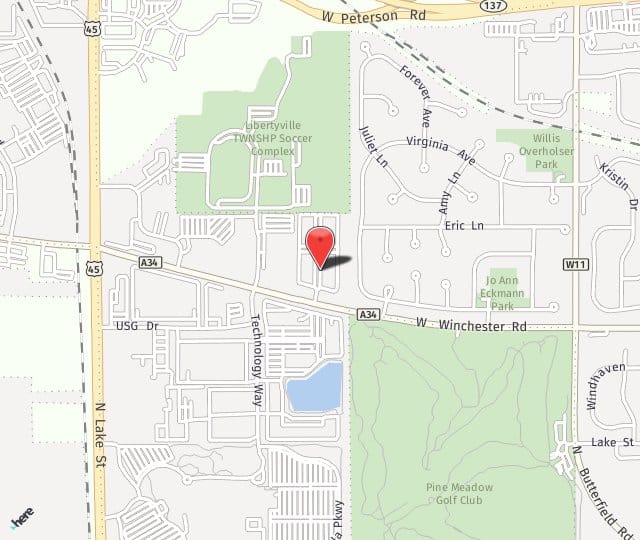 Location Map: 1850 W. Winchester Libertyville, IL 60048