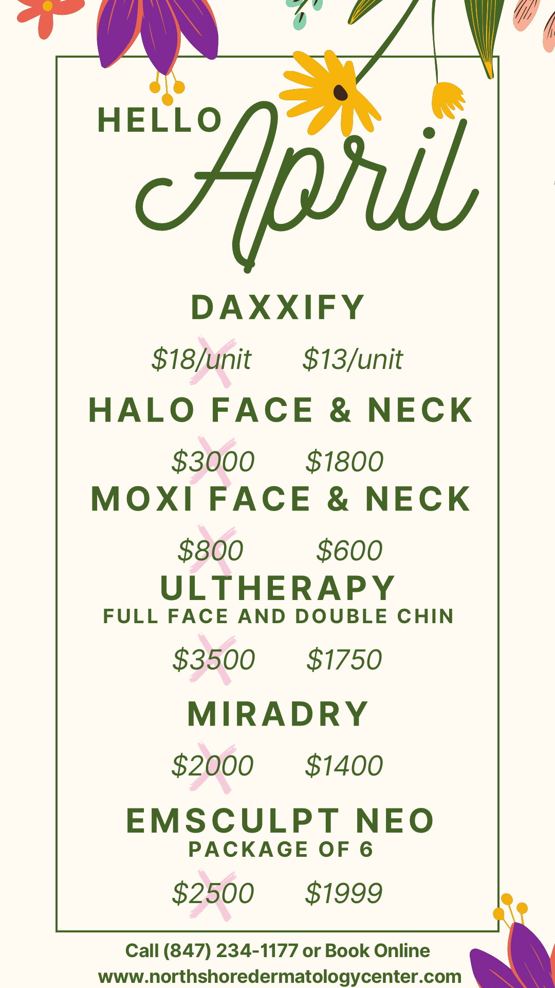 April 2025 specials
