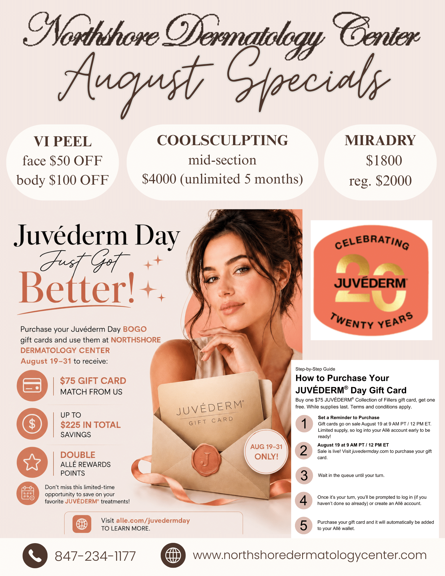 August 2026 specials